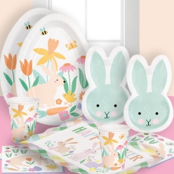 *Trendy Pastel Deluxe Easter Party Pack for 8